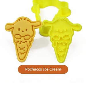 Moldes Prácticos para Hornear Galletas con Forma de Cono de Helado con Estampado de Dibujos Animados, Ideales para <span class=keywords><strong>Fiestas</strong></span> Temáticas y Reuniones Informales - Product Image 4