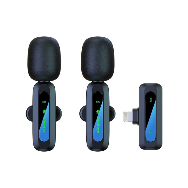 Hot Sale J3 Mini Wireless Dynamic Microphone New Private Model Omni-Directional Lapel Style for Outdoor Live Video Recording