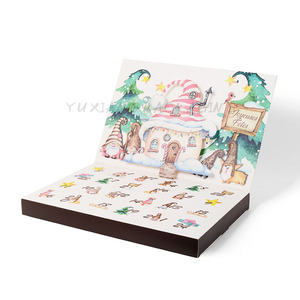 Caja <span class=keywords><strong>de</strong></span> <span class=keywords><strong>Calendario</strong></span> <span class=keywords><strong>de</strong></span> <span class=keywords><strong>Adviento</strong></span> <span class=keywords><strong>de</strong></span> Chocolate Navideño con Logotipo Personalizado, Empaque <span class=keywords><strong>de</strong></span> Lujo Vacío <span class=keywords><strong>de</strong></span> Grado Alimenticio Directamente del Fabricante - Product Image 6