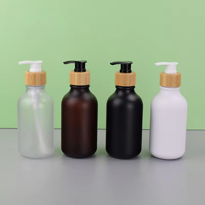 250ml Frosting Báo Chí <span class=keywords><strong>Lotion</strong></span> chai hạt gỗ đầu bơm Pet dầu gội Gel tắm Sub đóng chai bán buôn - Product Image 6