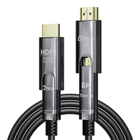 UHD Plaqué Or Ultra Haute Vitesse 2160P 1080P 3D 4K 120Hz 8K 60Hz Câble Fibre HDMI 2.1 Câble HDMI 1M 2M 3M