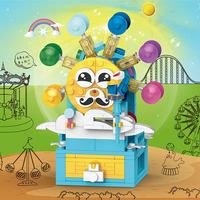 Blocs de construction COGO pour enfants, parc d'attractions, grande roue, modèle classique