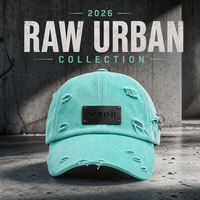 Casquette de baseball WEINI personnalisée avec logo, vert menthe, effet vieilli et déchiré, style Dad Cap avec anneaux métalliques, casquettes de sport style punk pour hommes et femmes, vente en gros