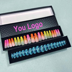 24 Uds. <span class=keywords><strong>Uñas</strong></span> postizas de <span class=keywords><strong>Color</strong></span> <span class=keywords><strong>blanco</strong></span> reutilizables de diseño de lujo, <span class=keywords><strong>uñas</strong></span> acrílicas <span class=keywords><strong>cortas</strong></span> personalizadas, <span class=keywords><strong>uñas</strong></span> artificiales con pegamento para mujer - Product Image 3