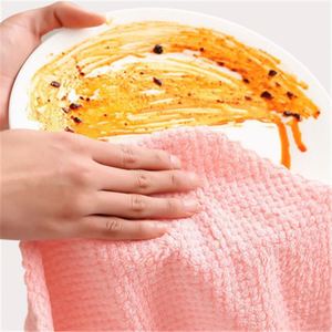 Essuie-tout de cuisine en microfibre, <span class=keywords><strong>torchon</strong></span> de nettoyage domestique, chiffon à vaisselle anti-adhésif, torchons absorbants 16*27cm - Product Image 4
