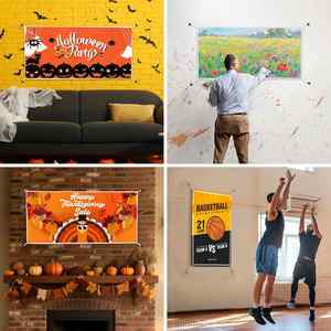 2 Pancartas de Poliéster Blanco Resistente de 4 pies con Impresión por Transferencia de Calor para Proyectos Artísticos, Fiestas y Promociones Comerciales - Product Image 4