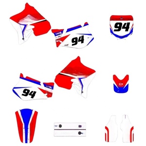 Autocollants de haute qualité TZ167 pour pièces de moteur, silencieux, film cristal pour moto, autocollants décoratifs pour moto <span class=keywords><strong>HONDA</strong></span> CR125 CR250 - Product Image 4