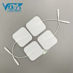 5X5cm Replacement TENS Electrodes Pads Non-woven TENS Unit Electrodes for Physiotherapy Equipment