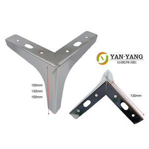 Yanyang Iron Furniture <strong>Sofa</strong> <strong>Bed</strong> Feet Polishing Chrome Gold Zinc Alloy Replacement Metal Cabinet <strong>Black</strong> <strong>Sofa</strong> Leg - Product Image 5