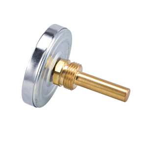 Цифровой биметаллический термометр 2,5 дюйма для труб водогрейных котлов, латунный шток, класс защиты IP55, OEM/ODM, настраиваемый, диапазон температур 0-120°C - Product Image 3