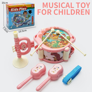 Nhạc cụ trống kết hợp búa cát trống sóng dự án giải trí tương tác cha mẹ trẻ em Đồ chơi câu đố - Product Image 6
