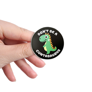 1 pieza Precio al por mayor Pins <span class=keywords><strong>de</strong></span> solapa personalizados con impresión UV plateados, con citas inspiradoras <span class=keywords><strong>de</strong></span> dibujos animados, Año Nuevo Chino, Amor - Product Image 3
