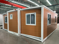 Maison conteneur extensible de style européen, traditionnelle, pliable, pour logement temporaire