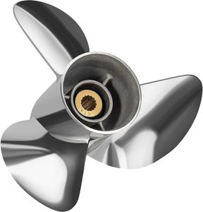 Nuevo Hélice Winibo para Motor Fuera de Borda Yamaha 60HP-140HP, 3 Aspas de Acero Inoxidable, 15 Dientes, <span class=keywords><strong>RH</strong></span>, OEM 6L6-45930-02-98 - Product Image 1