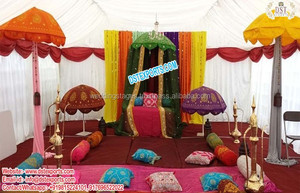 Khndi-Decoración de escenario para boda musulmana, elegante, con cama marroquí, para escenario - Product Image 2