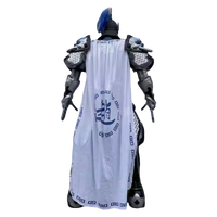 Costume de festival Zhao Yun personnalisé de 2,5 mètres en EVA pour événements et fêtes, service de location mécanisé