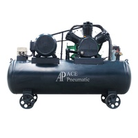 Compresseur d'air industriel à Piston à courroie 7,5 hp/5,5 kw, pompe à deux étages, compresseur d'air portable pour voiture