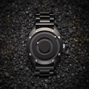 Reloj EUTOUR para Hombre y Mujer, Reloj <span class=keywords><strong>de</strong></span> Cuarzo con Rodamiento <span class=keywords><strong>de</strong></span> Bolas Magnético sin <span class=keywords><strong>Cristal</strong></span>, Relojes <span class=keywords><strong>de</strong></span> Pulsera <span class=keywords><strong>de</strong></span> Acero Inoxidable para Hombre - Product Image 2