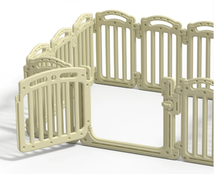 Ecologisch verantwoorde, veilige, stevige, grote binnenren voor honden, puppy's en huisdieren, uitbreidbaar, duurzaam, draagbaar, opvouwbaar, kauwbestendig, makkelijk te gebruiken - Product Image 3