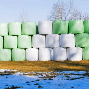 Film étirable pour ensilage en LLDPE résistant aux UV, 25 microns, opaque, pour l'emballage des balles, usage agricole - Product Image 5