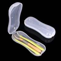 Boîte de rangement portable pour couverts SUNSHING de qualité alimentaire, étui à ustensiles pour bébé, conteneur pour cuillère et fourchette de voyage