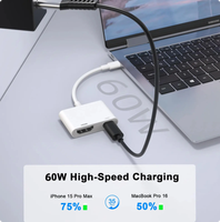 2026 Drop Ship Factory Grosir Adaptor VGA yang Kompatibel dengan Lightning, Audio AV, dan Konektor Digital Multifungsi