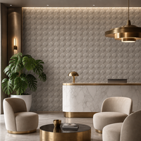 Panneaux acoustiques muraux 3D personnalisés en PET, panneaux en feutre pour la réduction du bruit, pour le bureau, le studio, l'hôtel, la décoration intérieure