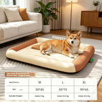 Coussin pour chien durable et imperméable, lit pour chat double face, coussin confortable pour chiot, tapis doux toutes saisons