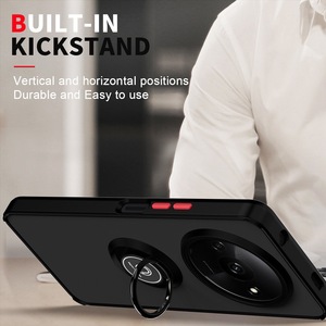 Custodia per telefono sottile antiurto con supporto ad anello in metallo per <span class=keywords><strong>Xiaomi</strong></span> 14 15 Ultra Note <span class=keywords><strong>13</strong></span> <span class=keywords><strong>Cover</strong></span> magnetica per auto per Redmi A5 Turbo 4 Pro - Product Image 2