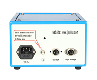 Petite machine de flocage électrostatique XT-F02 pour le flocage de boîtes à bijoux