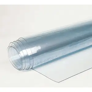 Schlussverkauf guter Preis superkristallklar hochglanz-PvC-transparente Lamination Shrink-Folie Cling-Folie-Rolle