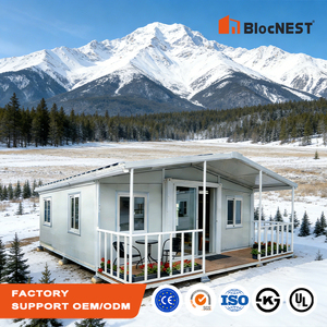 Casa Prefabricada de Lujo Tipo Bungalow, Independiente de la Red Eléctrica, Casa con Ruedas, Casa de Jardín - Product Image 1