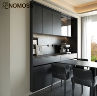 Buffet de style français sophistiqué, personnalisé, de luxe, moderne et sur mesure pour villas et salles à manger d'appartements