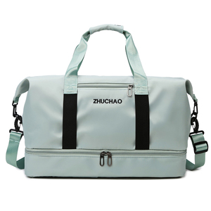 Bolsa de lona Oxford de varios colores de gran capacidad, impermeable, para deportes, separación seca y húmeda, bolsa de lona para mujer, bolsa de gimnasio de fin de semana - Product Image 3