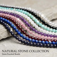 Perles de pierres semi-précieuses jaunes de 2 mm, 3 mm, 4 mm, petites perles rondes facettées en pierre naturelle pour la fabrication de bijoux, citrine, œil de tigre, pierre du soleil