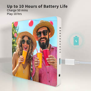 Aimant de Réfrigérateur Lecteur de Musique par Sublimation avec Album Photo Personnalisé, Fonction d'Enregistrement et Bluetooth - Product Image 3