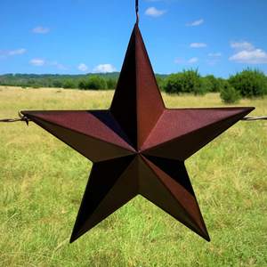 Vente en gros d'étoiles en métal classiques à l'<span class=keywords><strong>ancienne</strong></span> Décoration murale Art déco tendance pour décoration murale suspendue d'étoiles du Texas - Product Image 5