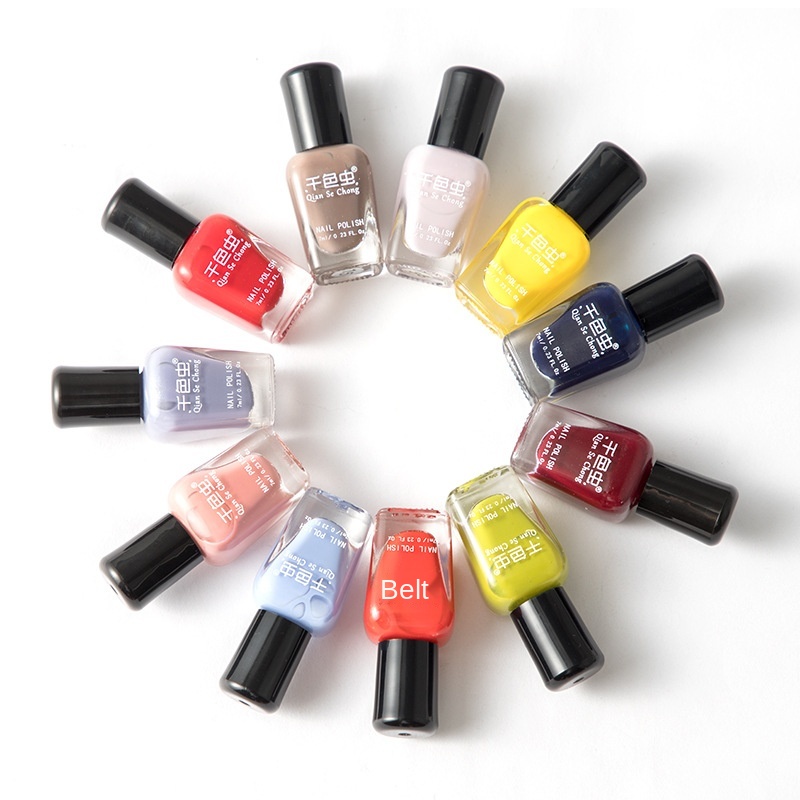 Thousand color nail polish quick dry oily Don't Can peel toenails