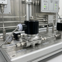 Vanne solénoïde série YJCV normalement ouverte ou normalement fermée, en laiton ou en acier inoxydable, pour le contrôle du gaz et des liquides