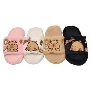 Gran oferta, zapatillas <span class=keywords><strong>de</strong></span> invierno Unisex, bonitos dibujos animados <span class=keywords><strong>de</strong></span> <span class=keywords><strong>Pikachu</strong></span>, zapatos <span class=keywords><strong>de</strong></span> Casa cálidos <span class=keywords><strong>de</strong></span> felpa a la moda para mujer - Product Image 6