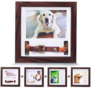 Cornice Fotografica Quadrata per Animali Domestici 2026, Cornice Commemorativa per Foto di Cani e Gatti Perduti, Oggetto Commemorativo per il Tuo Amico Peloso - Product Image 1