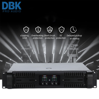 Amplificateur de puissance DBK direct d'usine, système de haut-parleurs en ligne, amplificateur de son, équipement audio professionnel pour concert, club