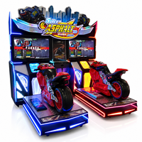 LECHUANG Ensemble complet de simulateur de conduite automobile, machine de jeu d'arcade de course avec volant pour centres de divertissement intérieurs