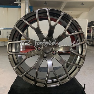 Pengzhen roda mobil logam campuran aluminium, desain populer hitam hiper 15 <span class=keywords><strong>16</strong></span> inci 4x100 untuk Smart fortwo - Product Image 5