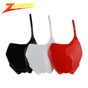 Cubierta de Matrícula para Motocicleta Zuqing YZ125 250 YZF WR 450F, Placa Delantera Negra, Blanca y Roja NP103 - Product Image 1