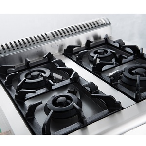 <span class=keywords><strong>Cucina</strong></span> commerciale piano Cottura Fornello A Gas Gamma <span class=keywords><strong>4</strong></span> Bruciatore Senza Forno - Product Image 3