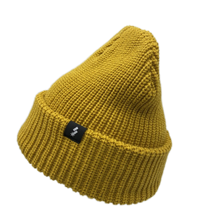 Factory Custom Woven Label Patch Multi-colored Choice <b>Acrylic</b> Plaid <b>Letter</b> Image Adjustable Unisex Toque Knitted Winter Hats - Product Image 1