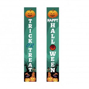 Juego de Pancartas Colgantes Personalizadas de Halloween, Truco o Trato, Feliz Halloween, para Decoración de Jardín y Hogar - Product Image 1