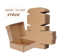 Promotion Pas Cher FAIBLE QUANTITÉ MINIMALE DE COMMANDE Prêt à expédier kraft gratuite boîte matériau dur ondulé boîtes mailer