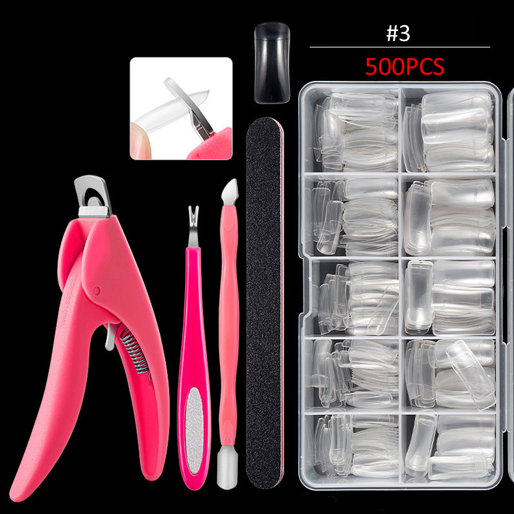 3 # Kit (Embouts carrés clairs de demi-clou)